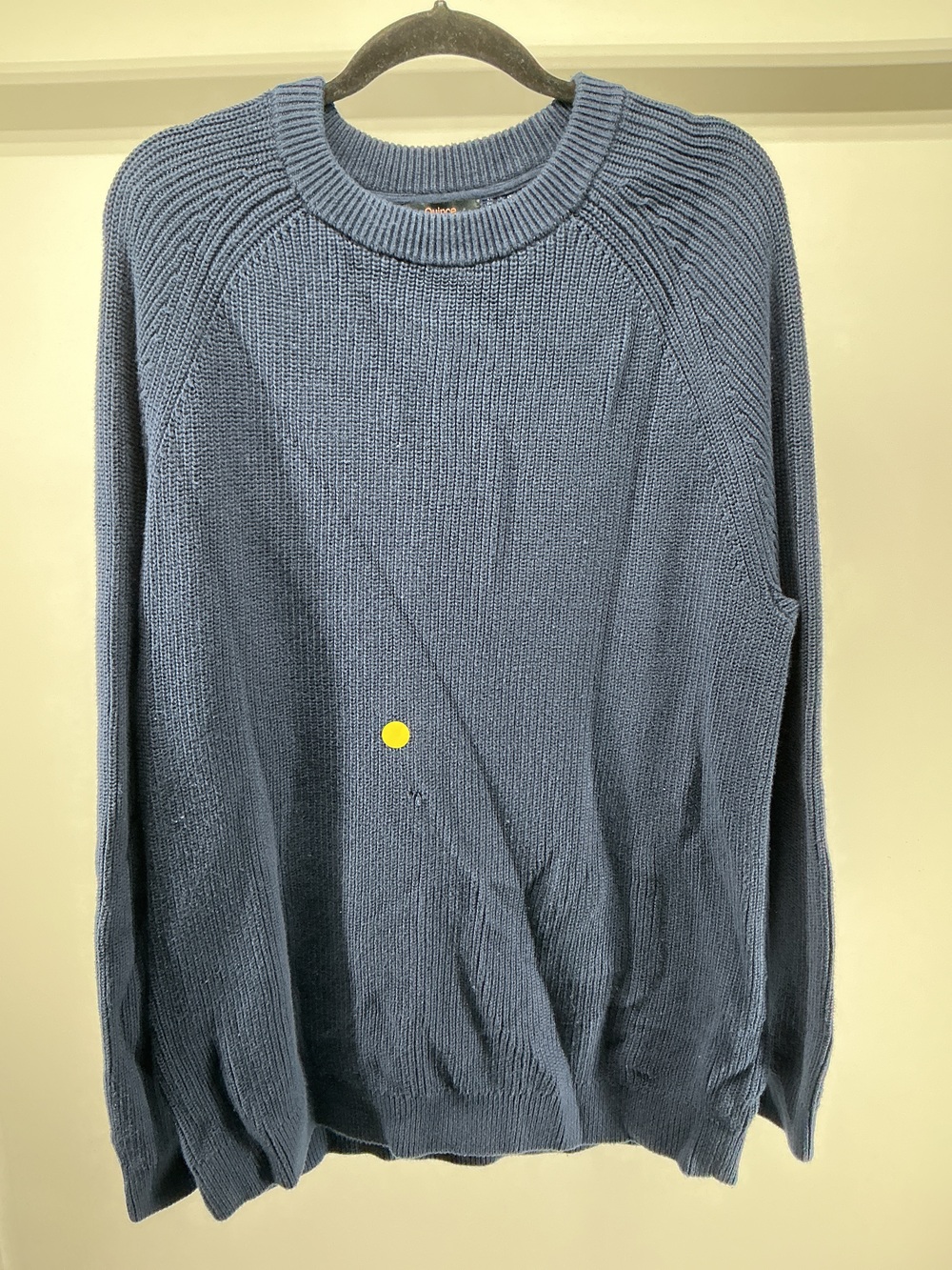 100% Organic Cotton Ribbed Crewneck Sweater